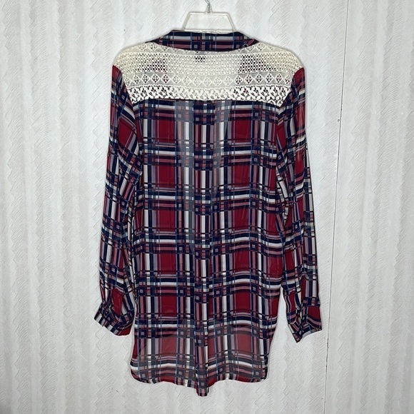 ❤️ 🆕 IMAGINARY VOYAGE Blouse Size M - Picture 5 of 6